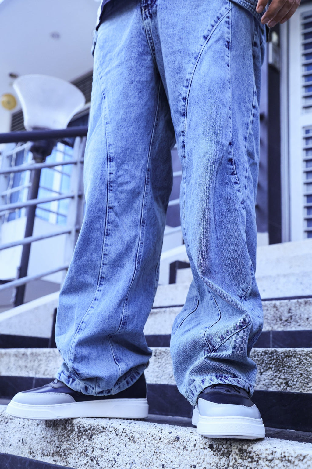 Hooded Baggy Hooded Jean 1/ 3 HTH008
