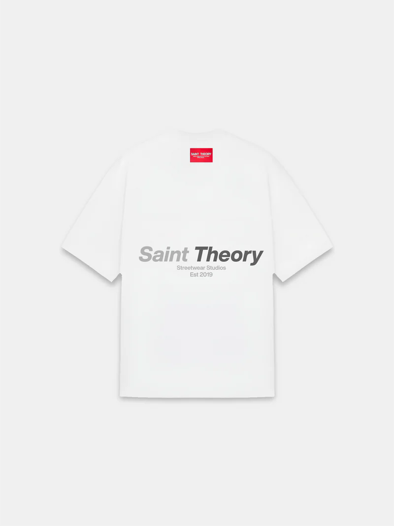 Saint Theory camiseta hilos divinos zero white