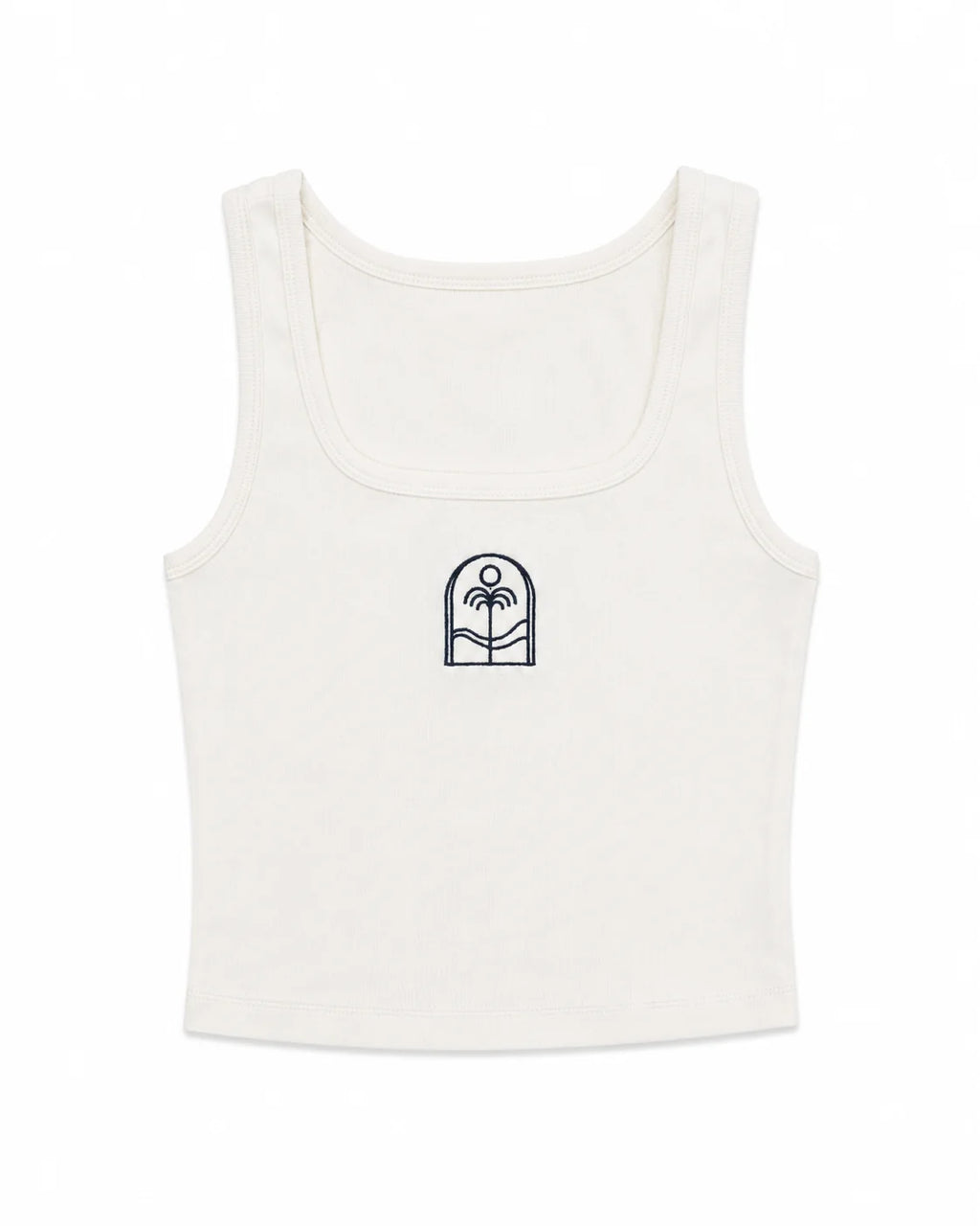 Serrana tank top malibú blanco