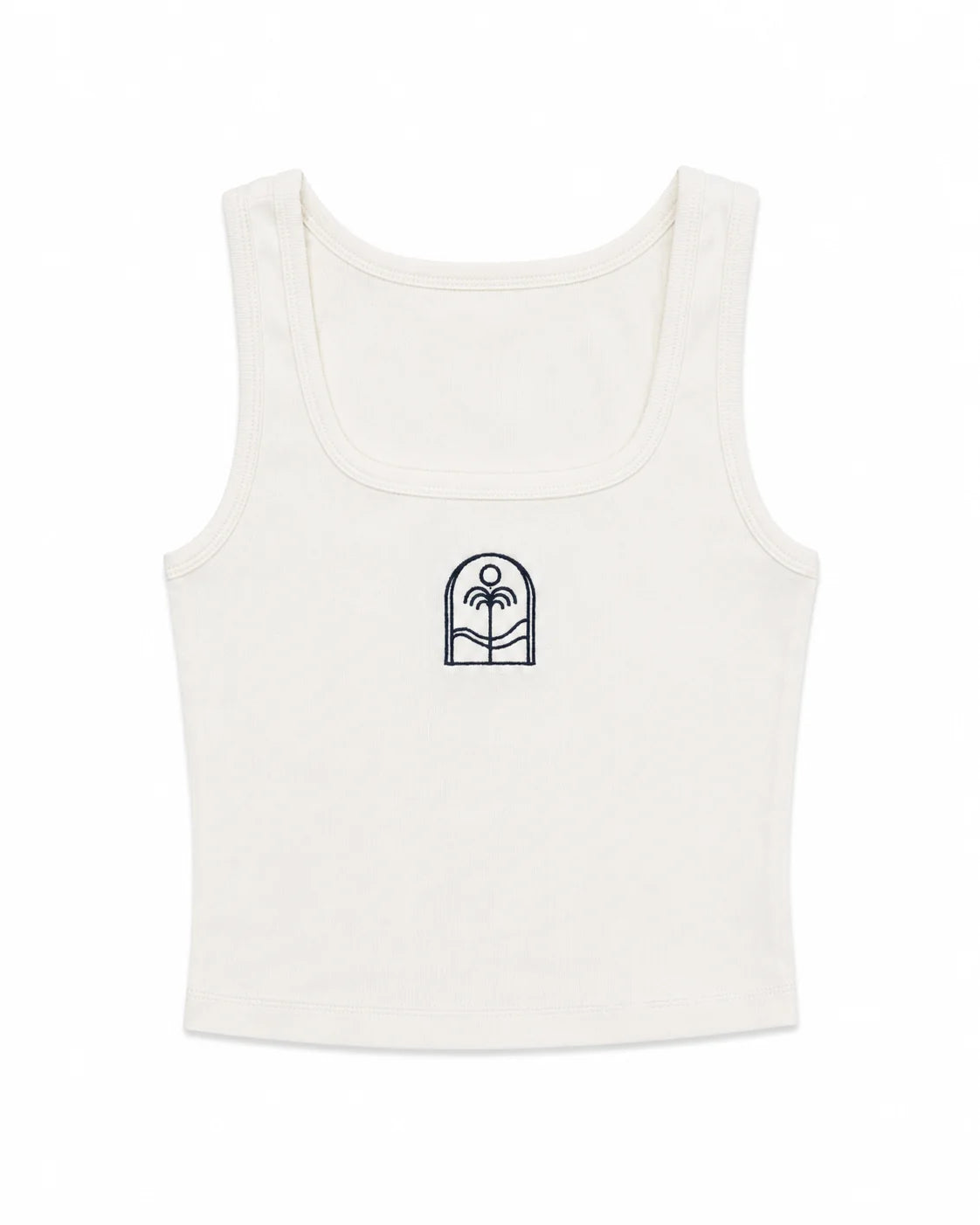 Serrana tank top malibú blanco