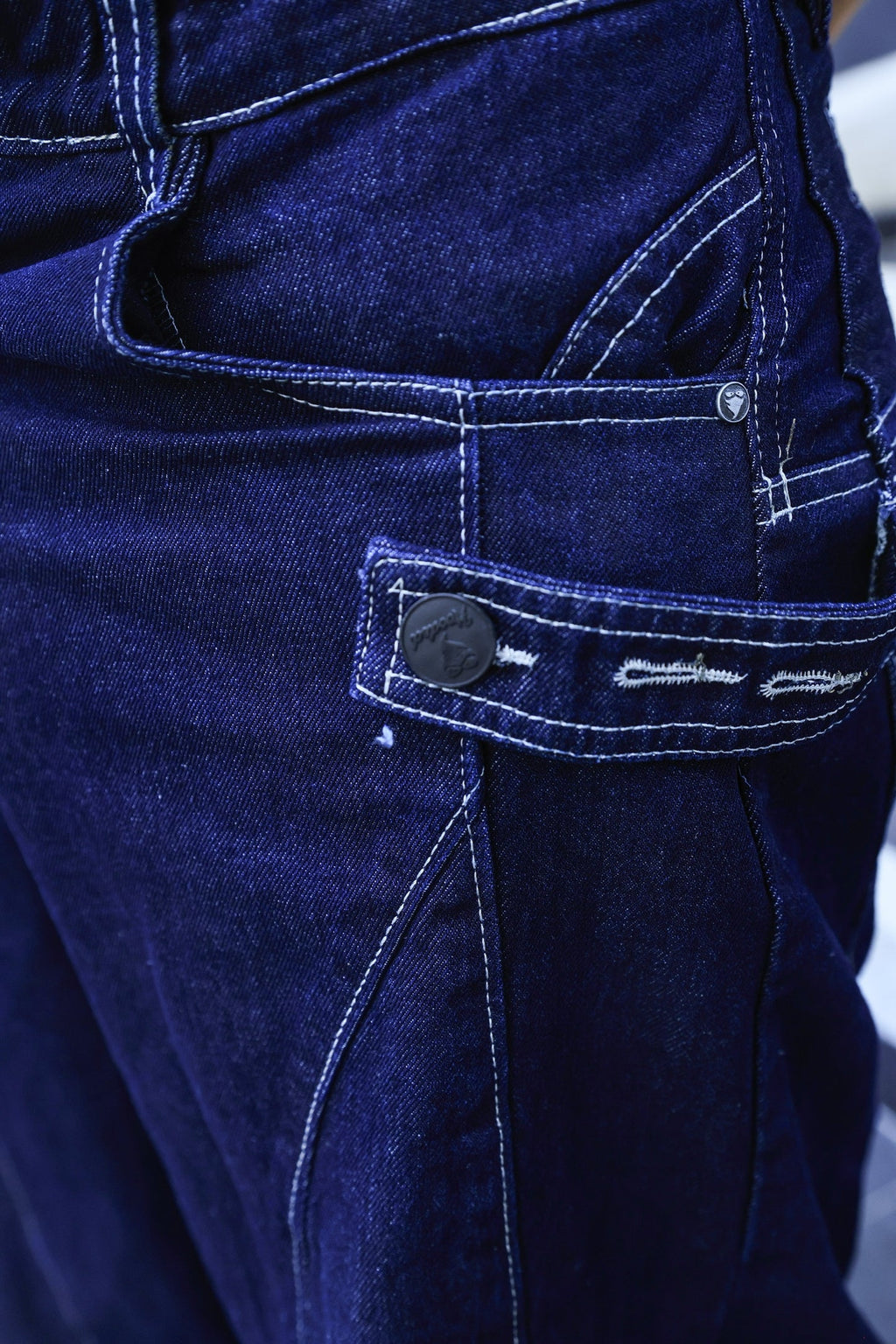 Hooded Baggy Hooded Jean 3 / 3 HTH007