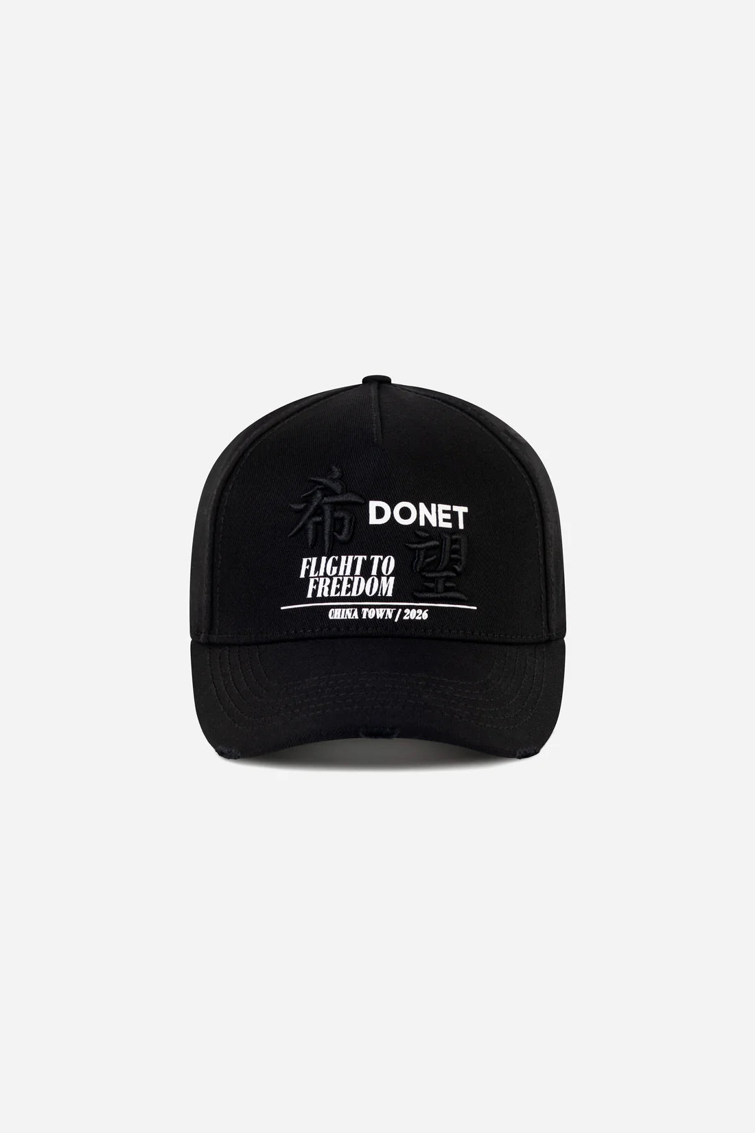 Donet cap hong black - white