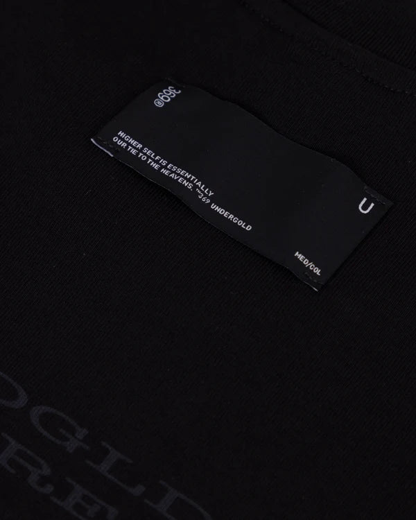 Undergold Revelation Gold Boxy Fit Tshirt Black