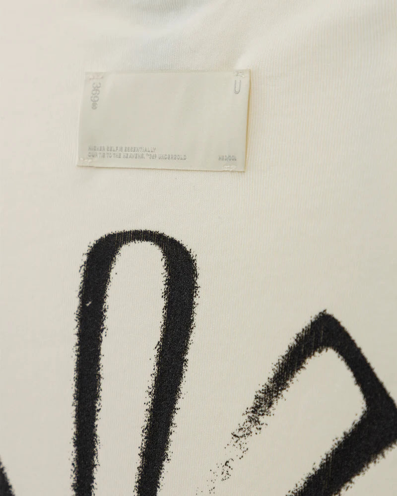 Undergold Spring Pray 4 Love Boxy Fit Tshirt White