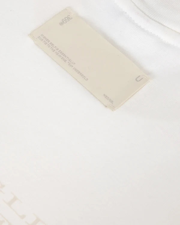 Undergold Revelation Gold Boxy Fit Tshirt White