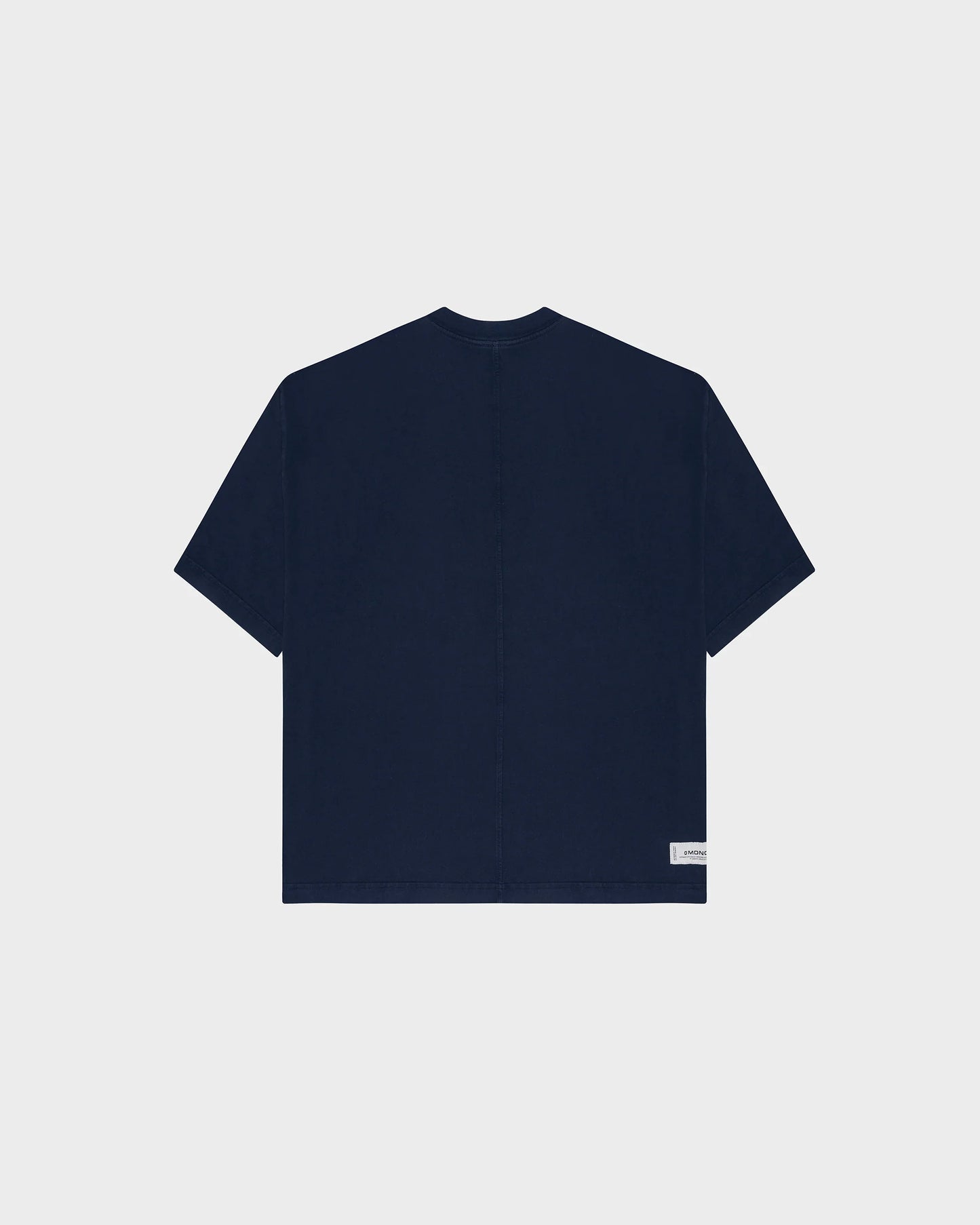 Monoic Camiseta Boxy Fit Básica - Azul Navy