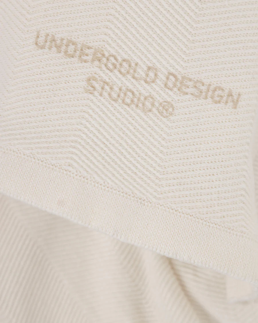 Undergold Basics Herringbone Knit Shorts Cream