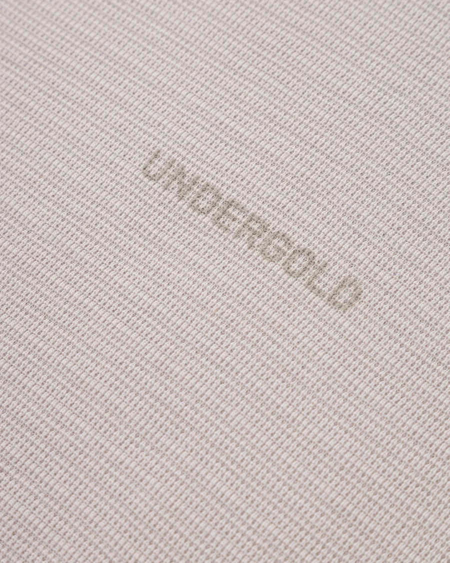 Undergold Basics Logo Textured Tshirt Taupe