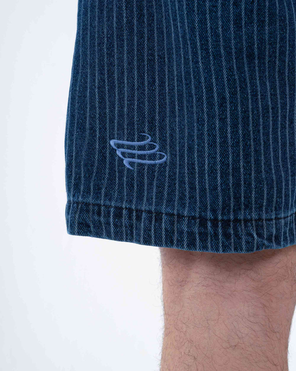 Birmano native denim stripe short
