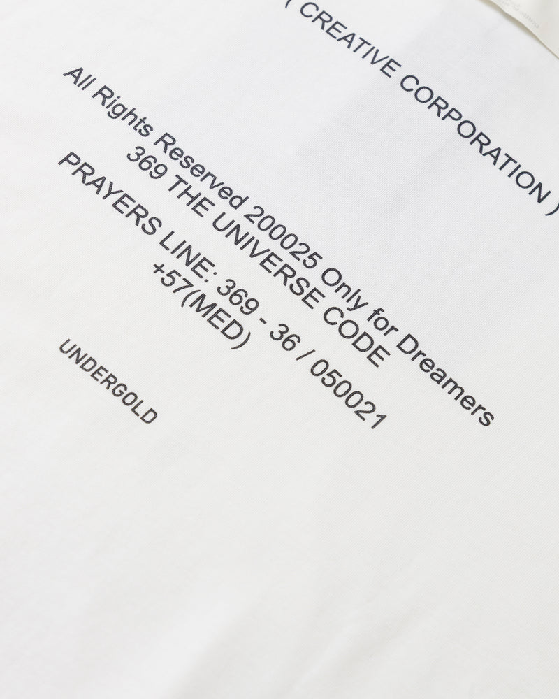 Undergold Golden Heritage Drop Tshirt White