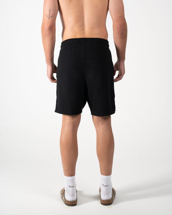Birmano chess black shorts