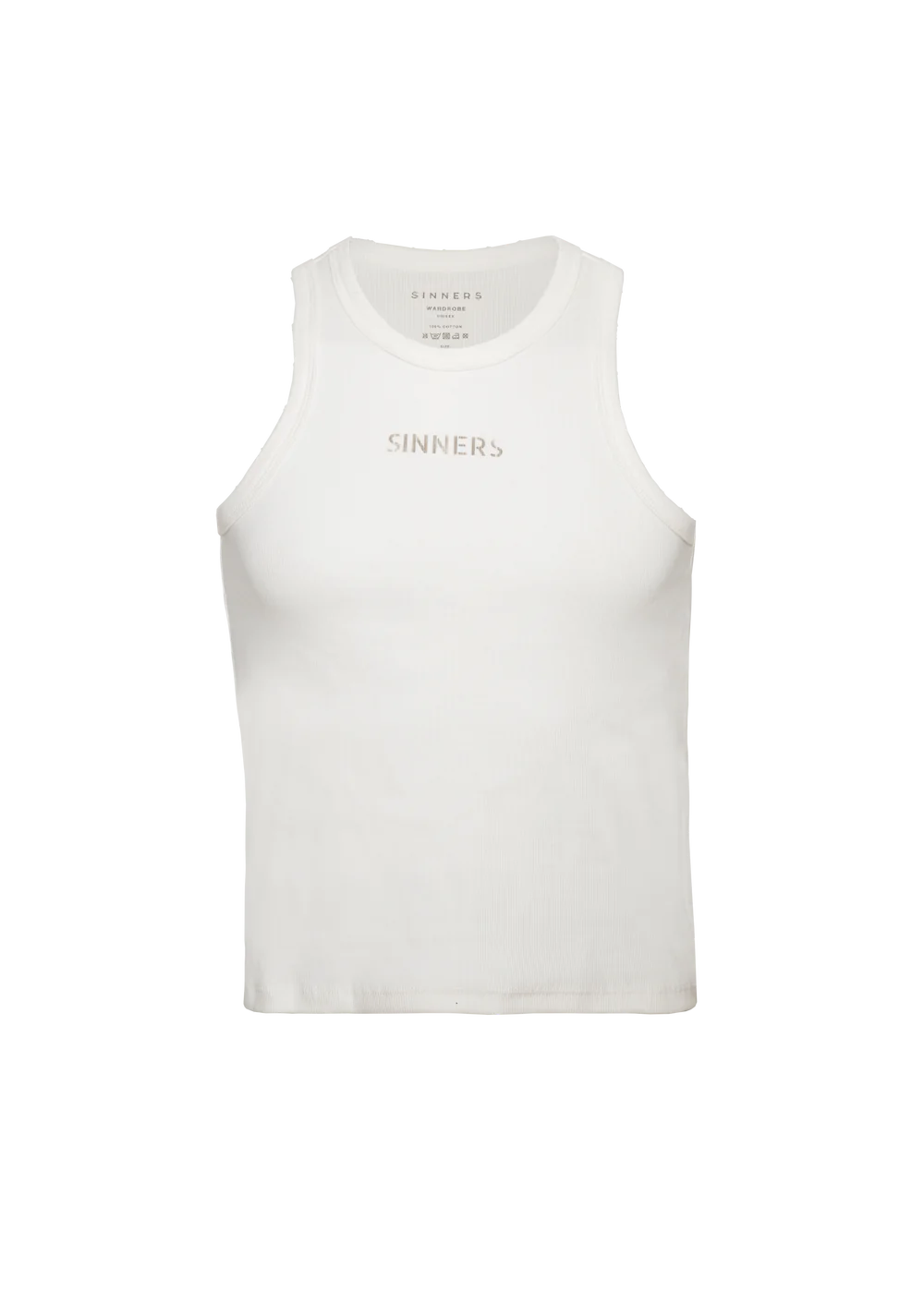 SINNERS LES MAÇONS TANK TOP CRÈME