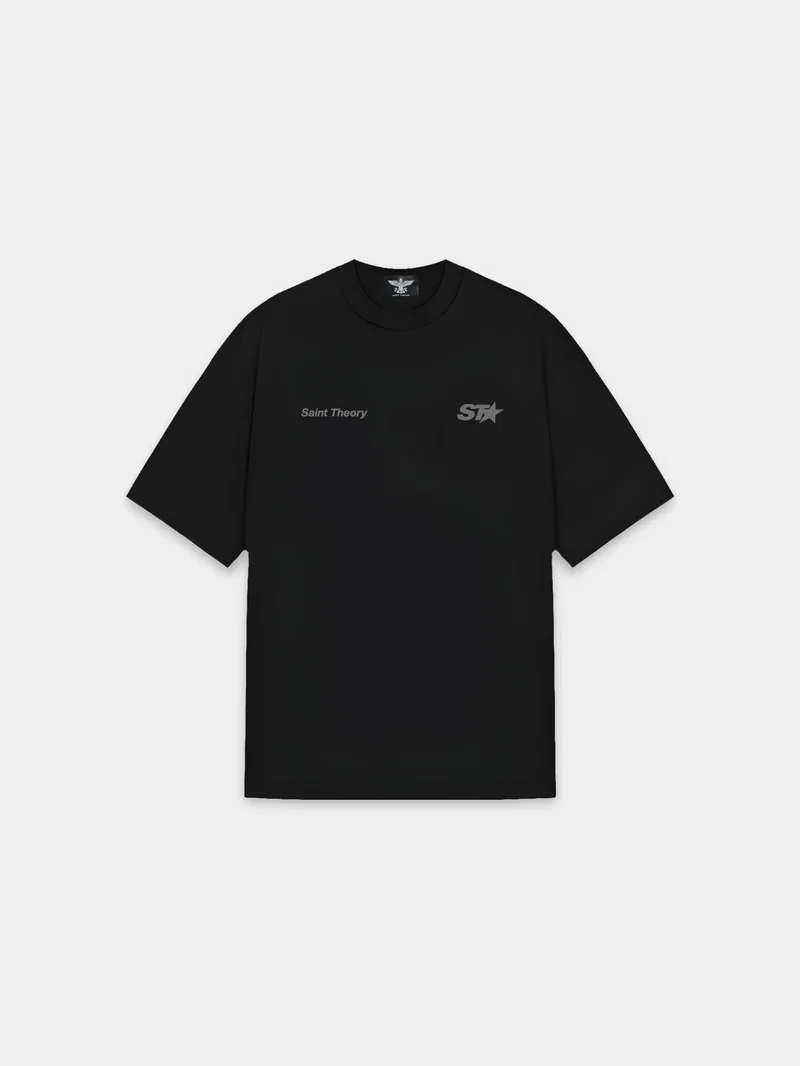 Saint Theory camiseta essential north black/grey