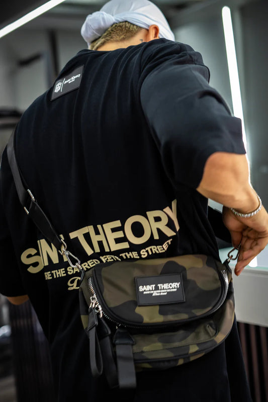 Saint theory camouflage cross bag