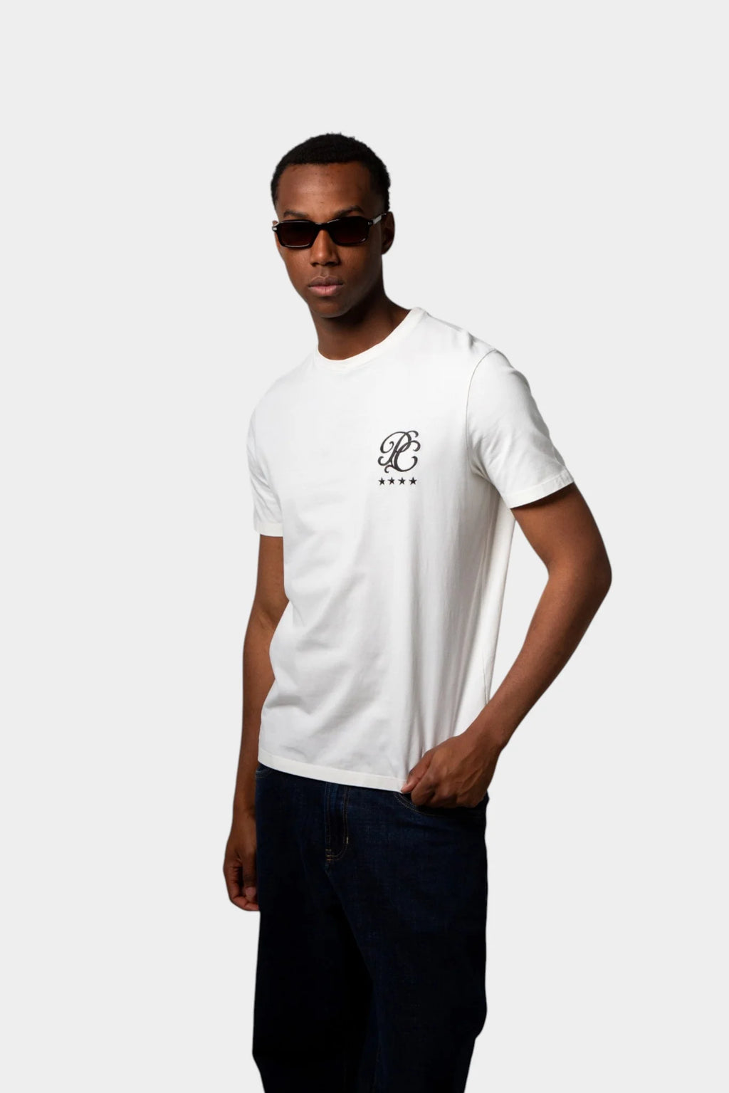 Palms Capra Stars Ivory T-Shirt