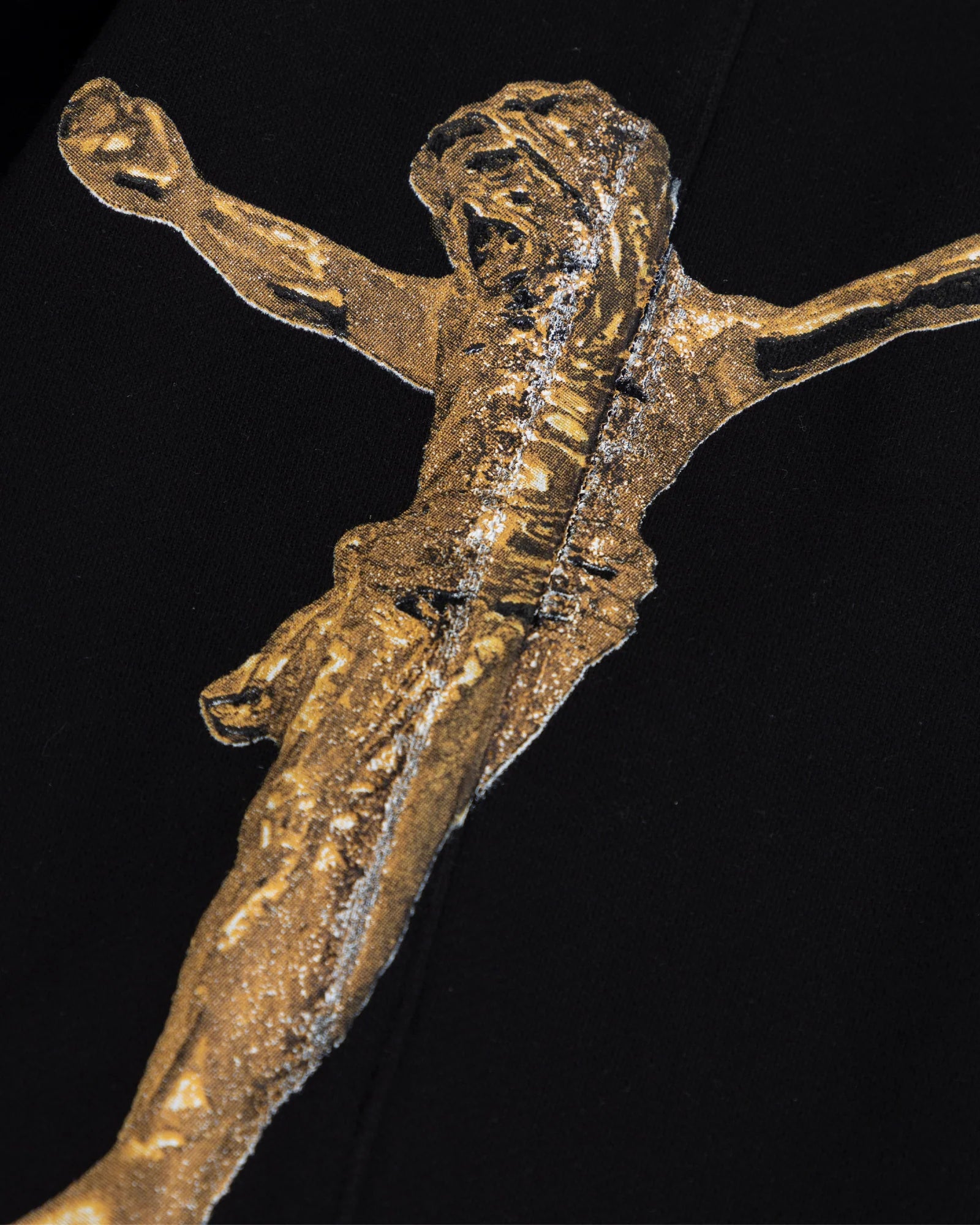 Undergold The Path Golden Christ Straightpants Black