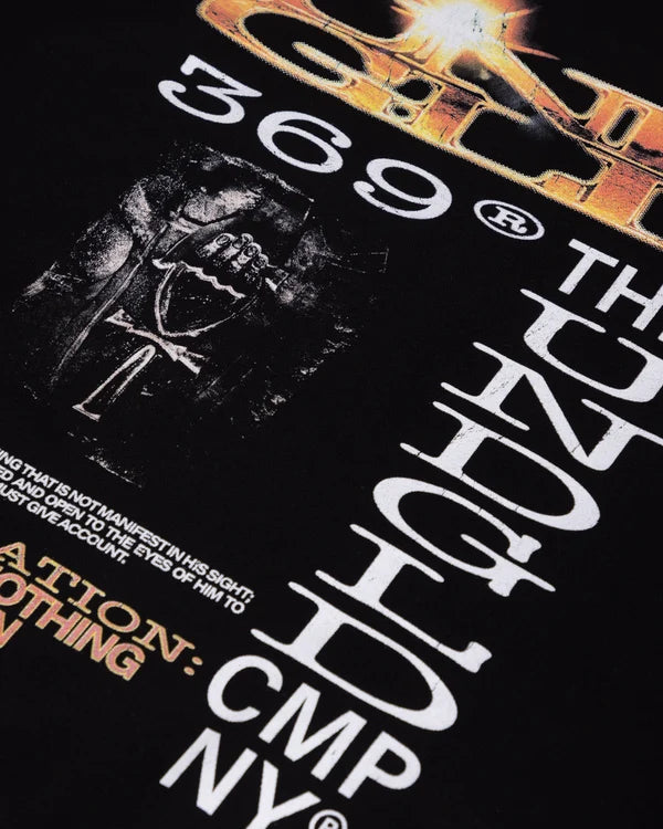 Undergold Revelation Iluminare Boxy Fit Tshirt Black