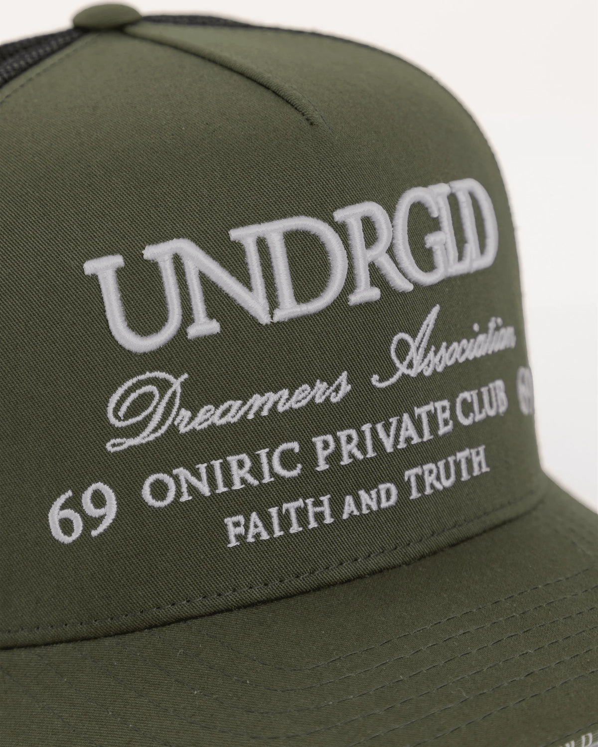 Undergold Basics UNDRGLD Trucker Cap Khaki Green