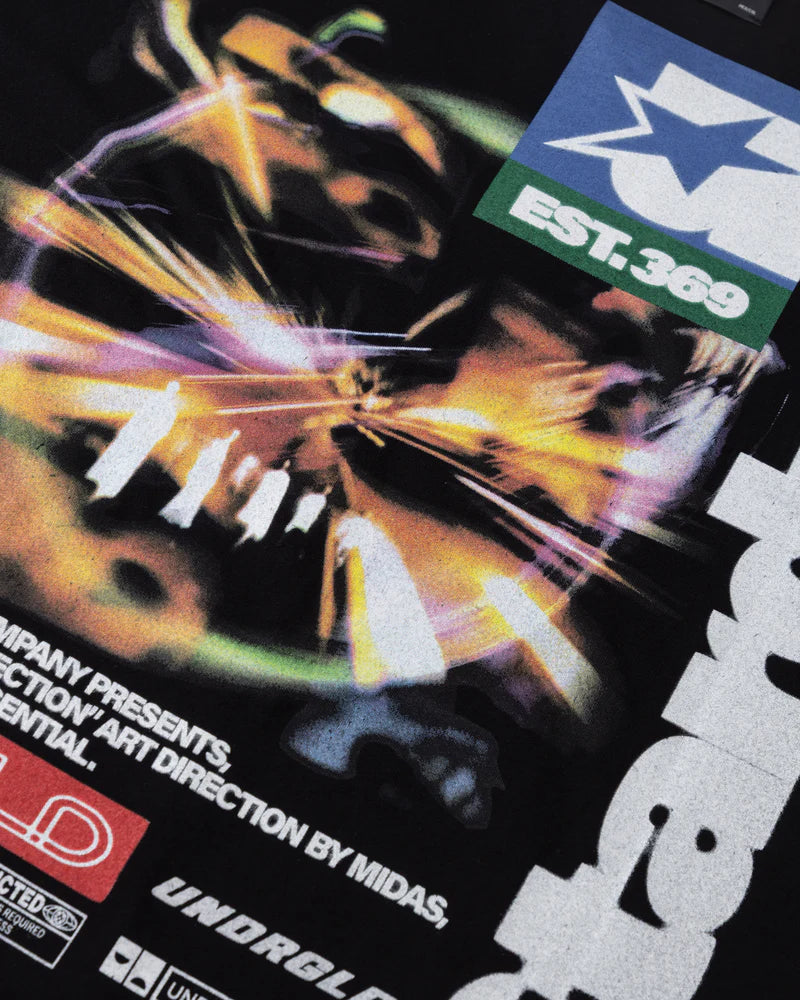 Undergold Stardust Night Drive Tshirt Black