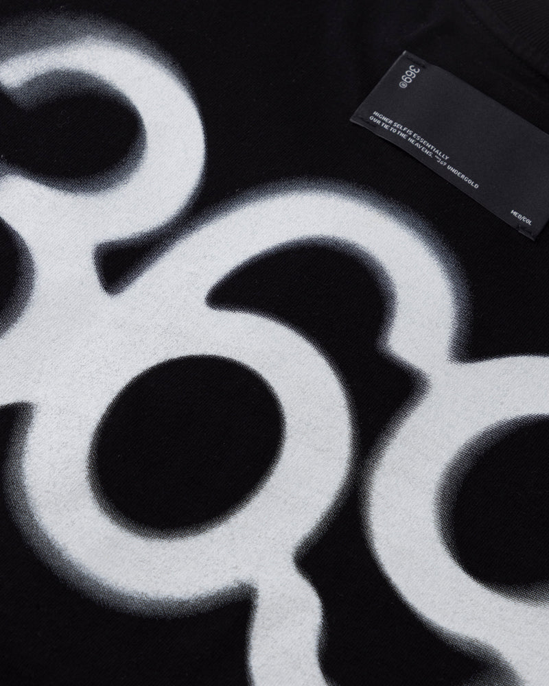 Undergold Stardust Code Crop Top Black