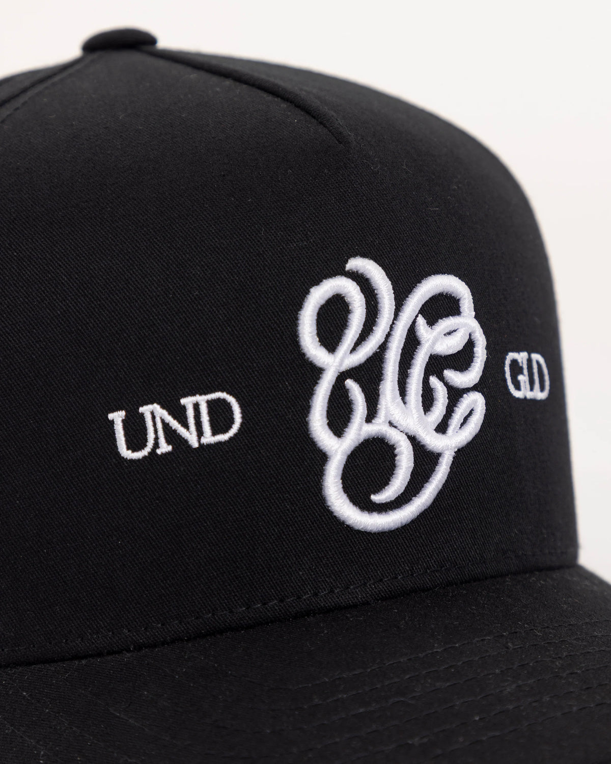 Undergold Basics UG Monogram High Crown Cap Black