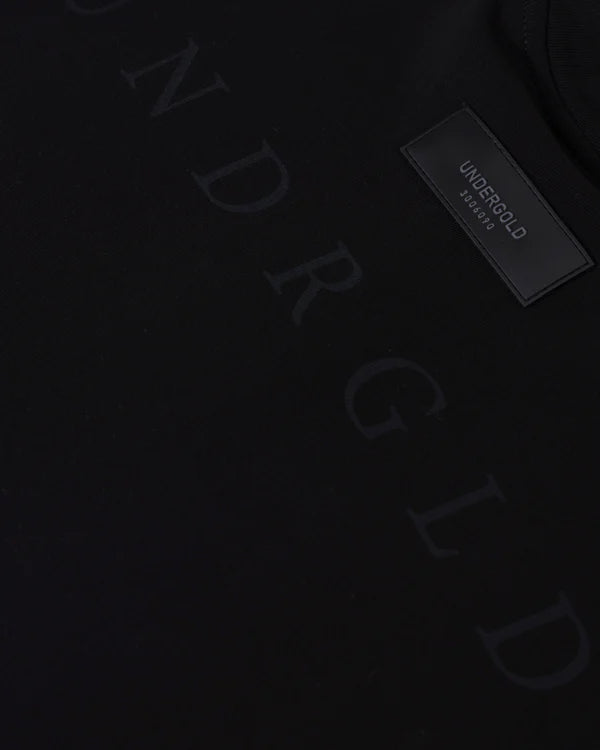 Undergold The Path Monogram Boxy Fit Tshirt Black