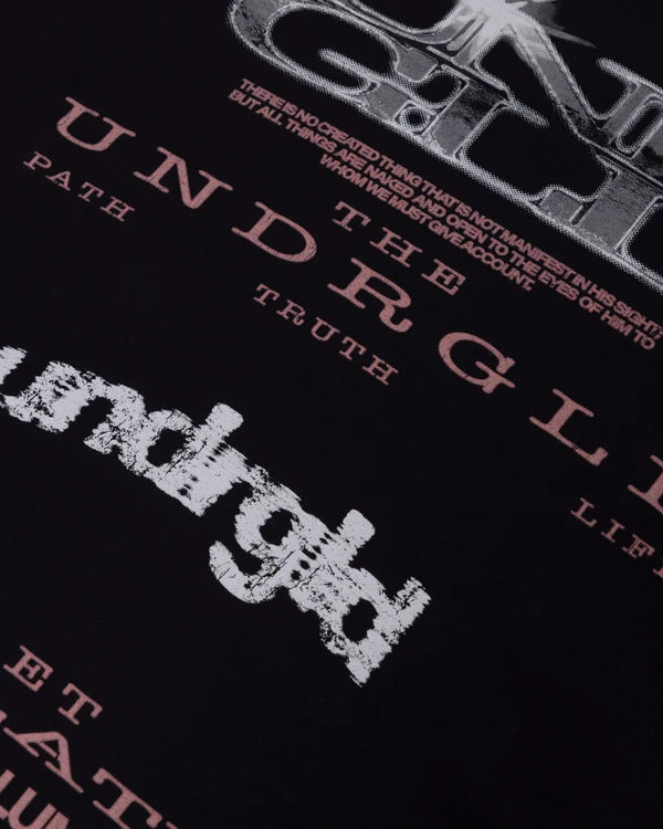 Undergold Revelation Reveal Tshirt Black