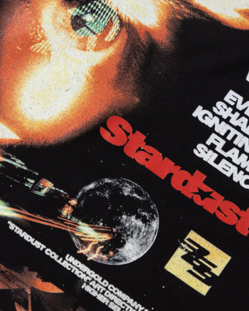 Undergold Stardust Night Drive Baby Tee Black