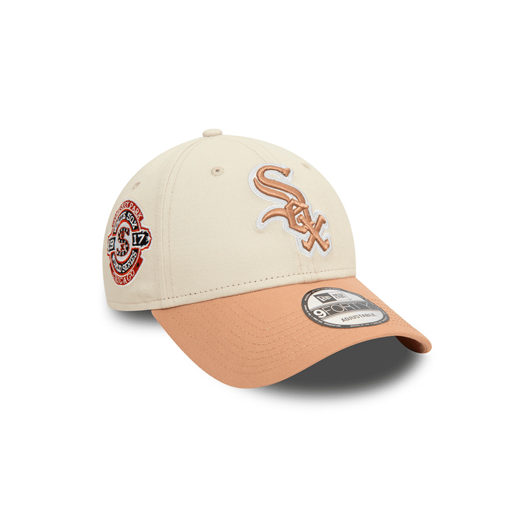 New Era Chicago White Sox  Gorra World Series Collection 9FORTY Ajustable New Era beige
