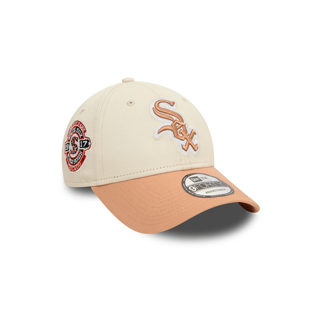 New Era Chicago White Sox  Gorra World Series Collection 9FORTY Ajustable New Era beige