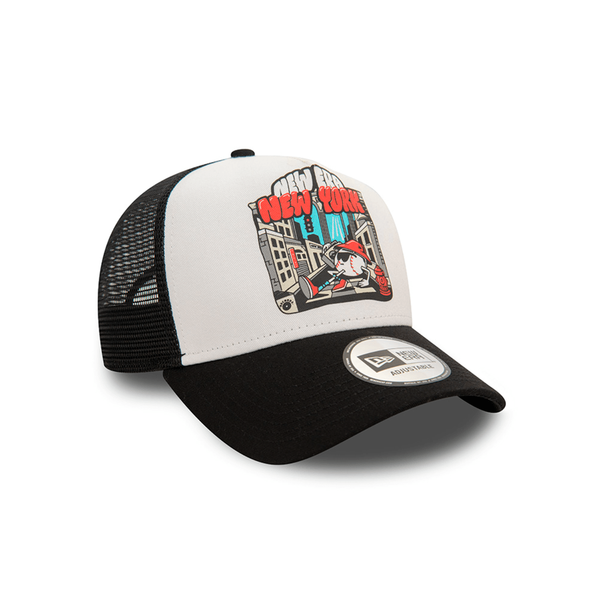 Gorra Graphic Print 9FORTY AF TRUCKER Ajustable New Era negro