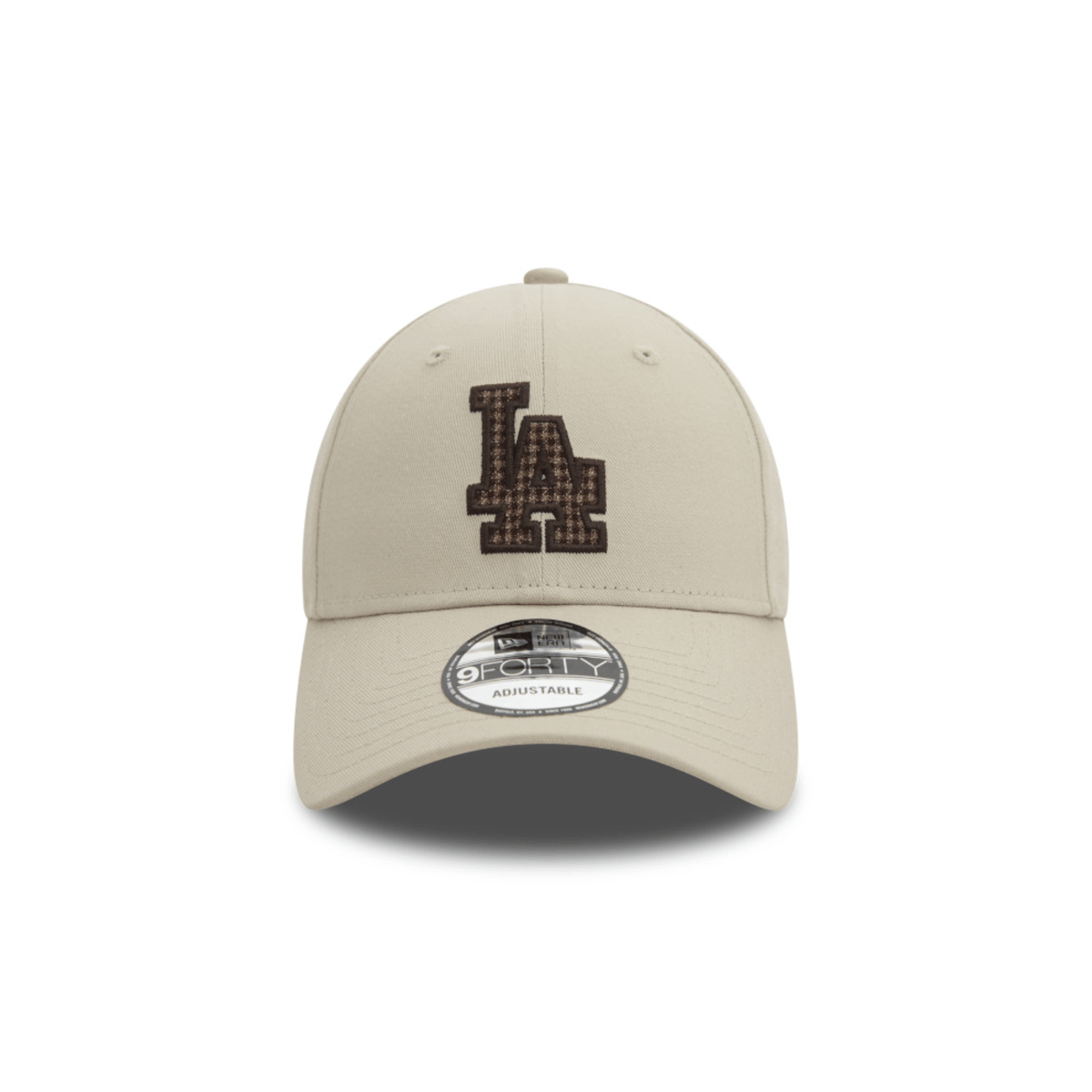 Los Angeles Dodgers  Gorra Check Infill Collection 9FORTY Ajustable New Era beige