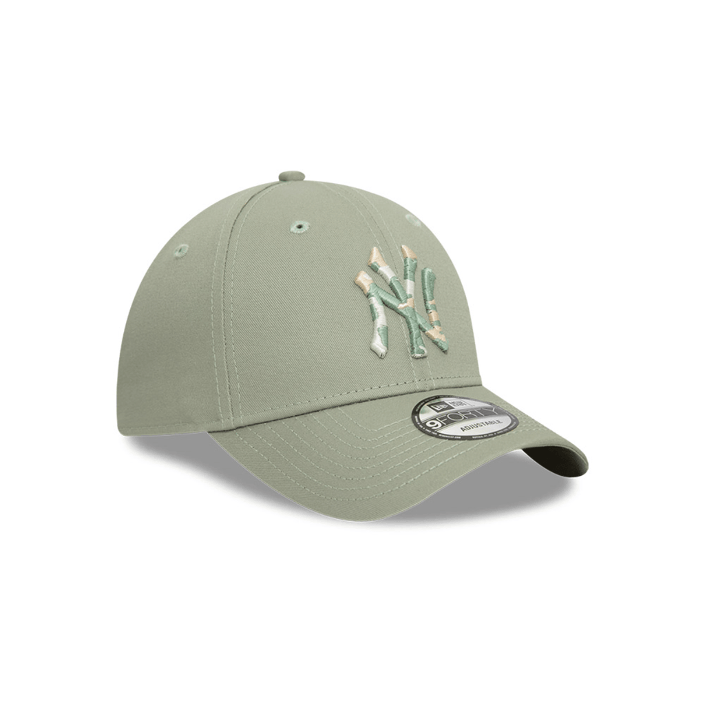 New Era Gorra New York Yankees MLB Camo Infill 9FORTY Ajustable Verde