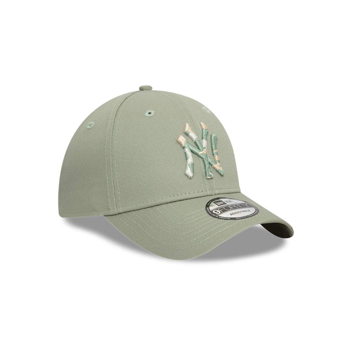 New Era Gorra New York Yankees MLB Camo Infill 9FORTY Ajustable Verde