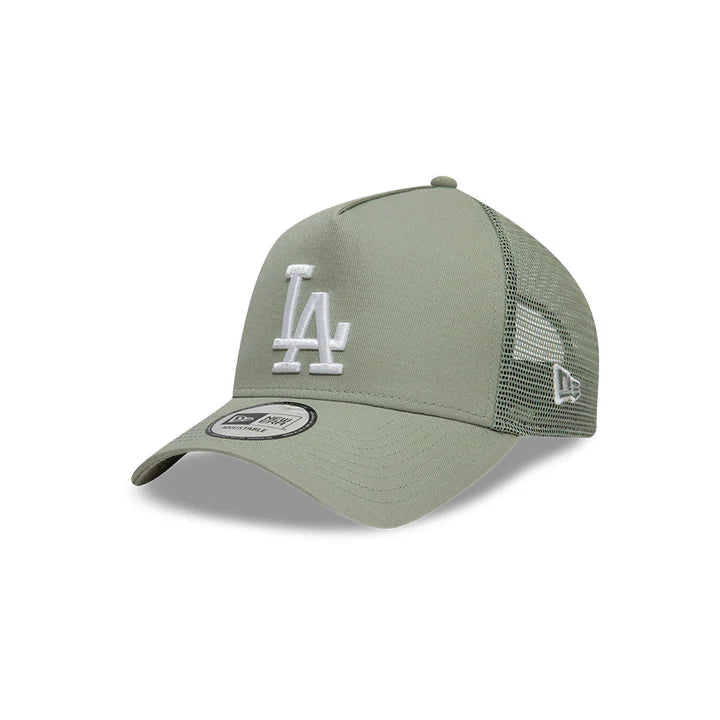New Era Gorra Los Angeles Dodgers MLB League Essentials 9FORTY AF Trucker Snapback Verde