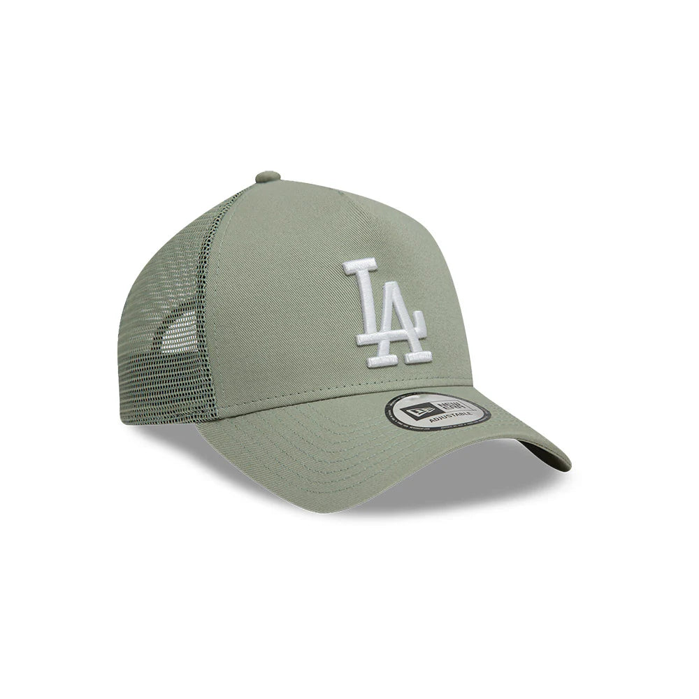 New Era Gorra Los Angeles Dodgers MLB League Essentials 9FORTY AF Trucker Snapback Verde