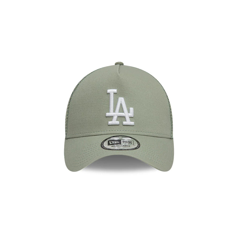 New Era Gorra Los Angeles Dodgers MLB League Essentials 9FORTY AF Trucker Snapback Verde