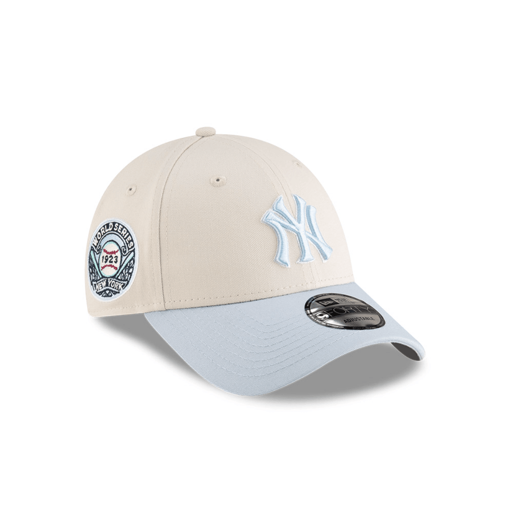 New Era Gorra New York Yankees MLB World Series 9FORTY Ajustable Beige