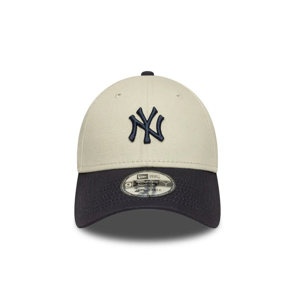 New Era Gorra New York Yankees MLB Color Block 9FORTY Ajustable Beige