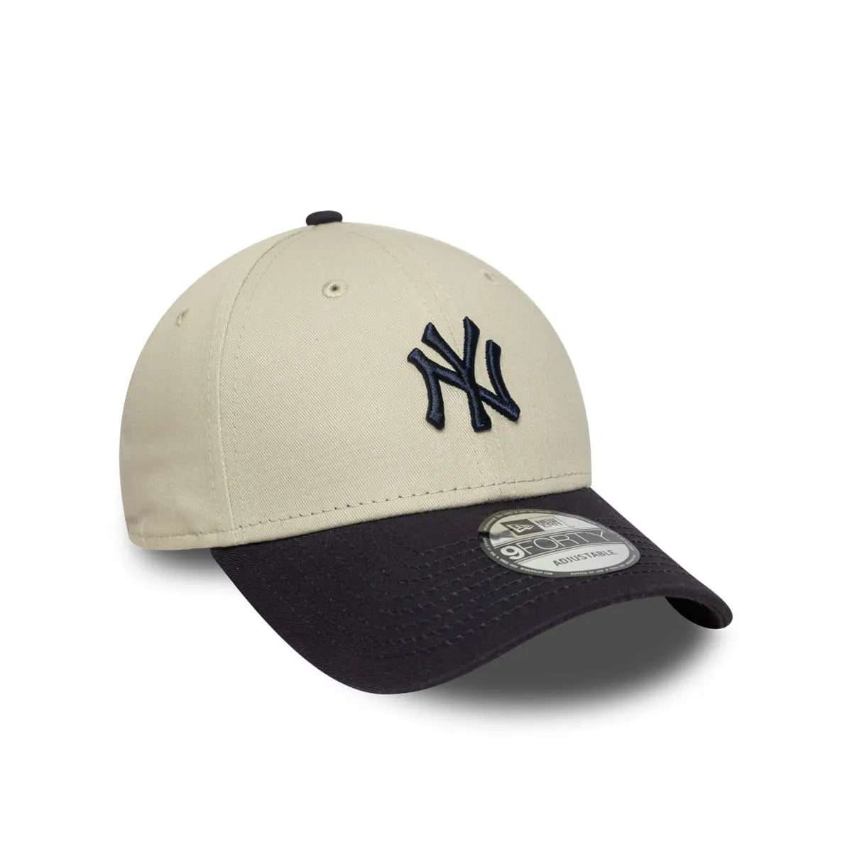 New Era Gorra New York Yankees MLB Color Block 9FORTY Ajustable Beige