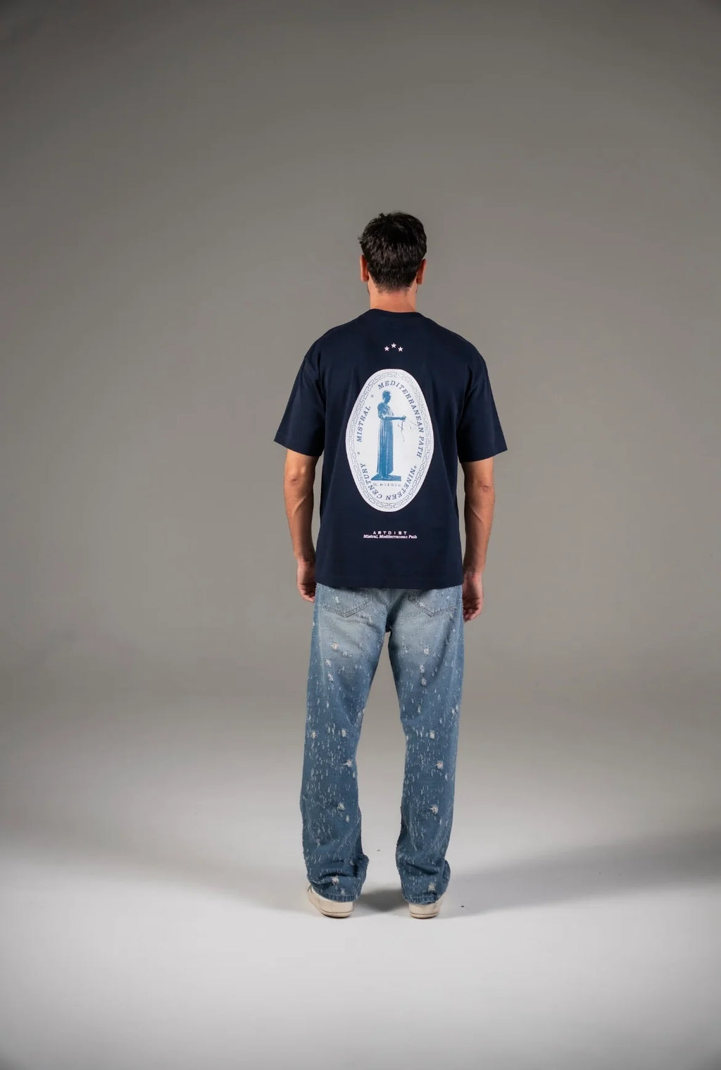 Artdist Balanza Blue Oversize T-Shirt