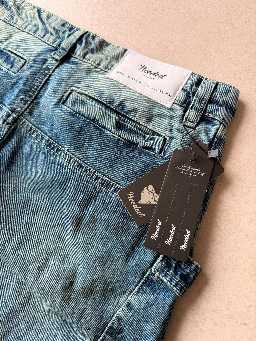 Hooded Baggy Hooded Jean 2 / 3 HTH009
