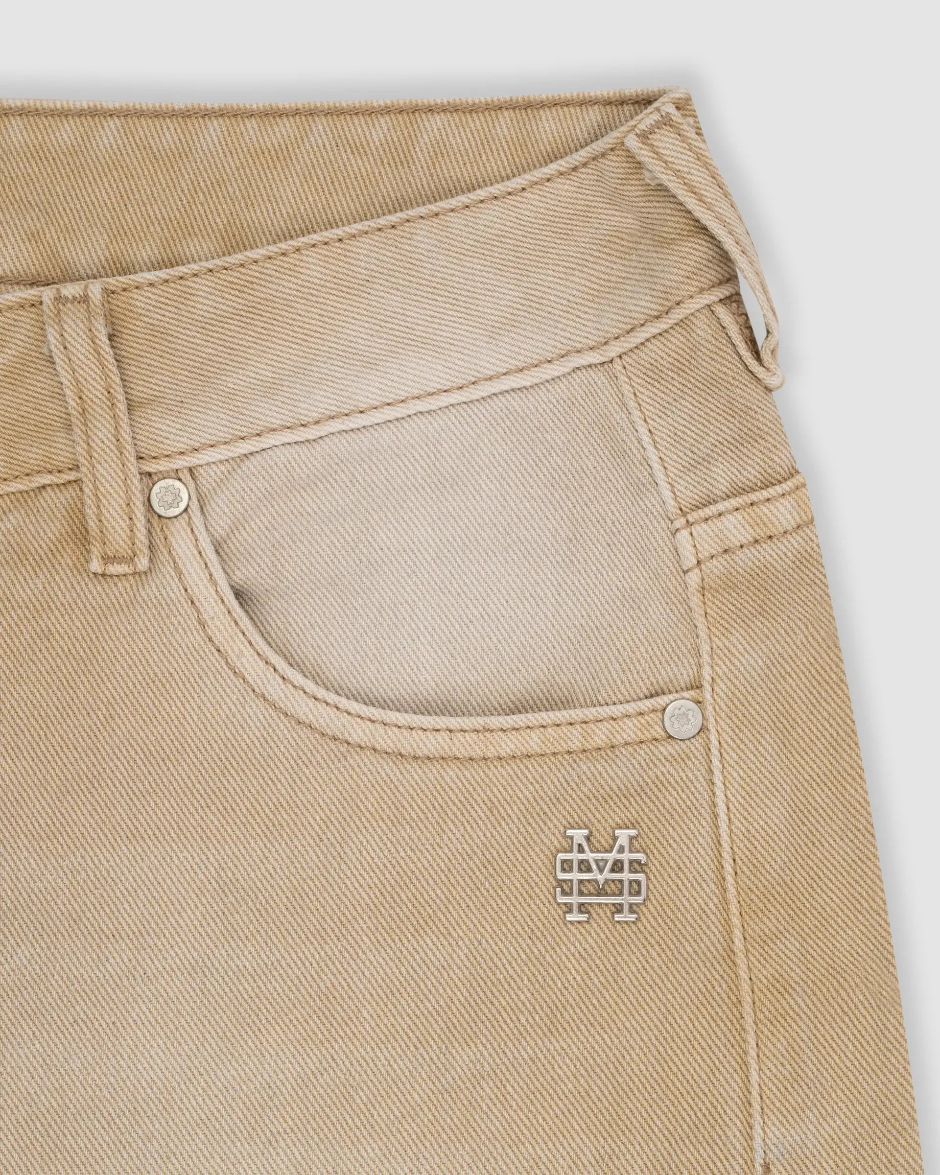 Monoic Wide Fit Jean - Khaki