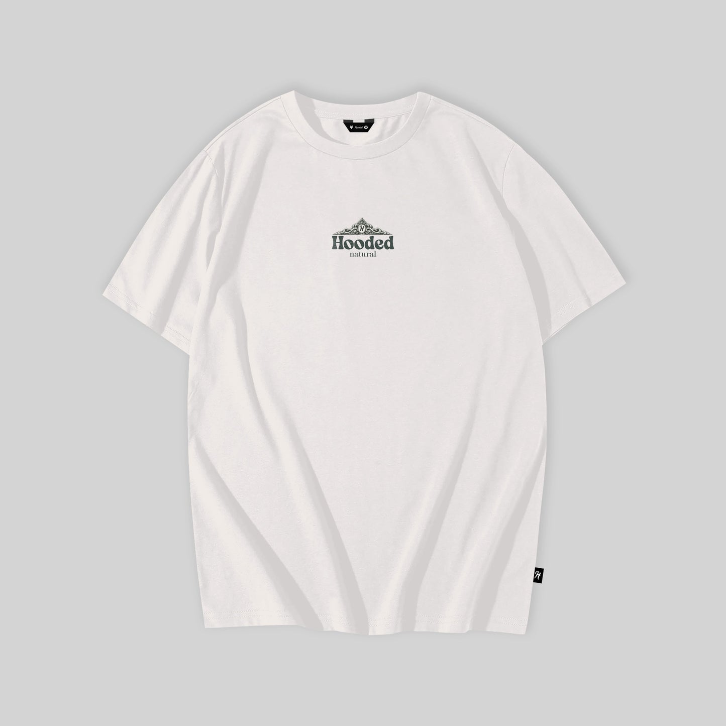 Hooded Natural Cream T-Shirt