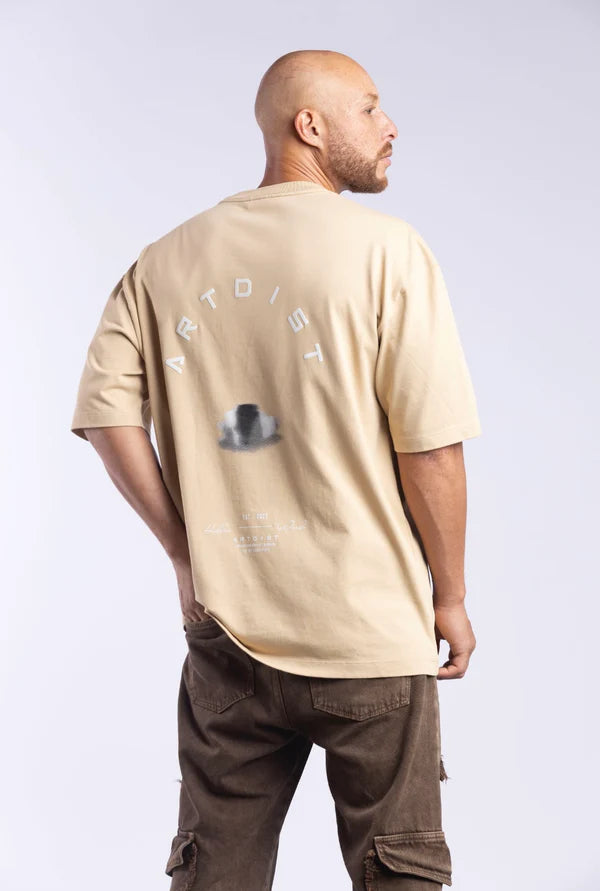 Artdist Blurred Face Light Safari T-Shirt
