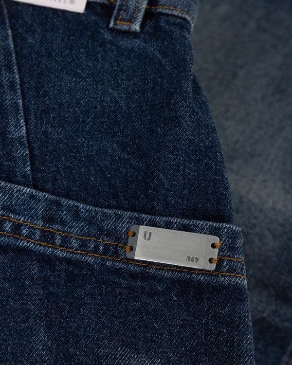 Undergold Act 1 UG Star Denim Jorts Medium Blue