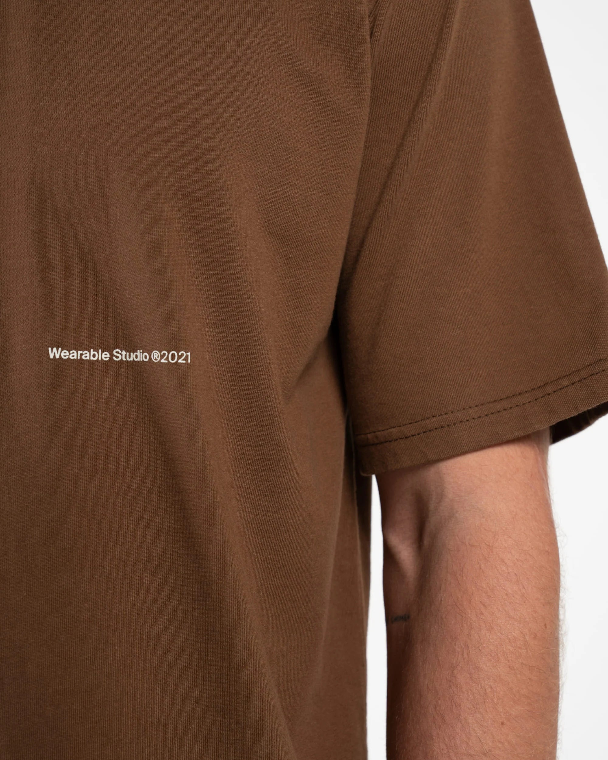 Birmano b signature brown t-shirt