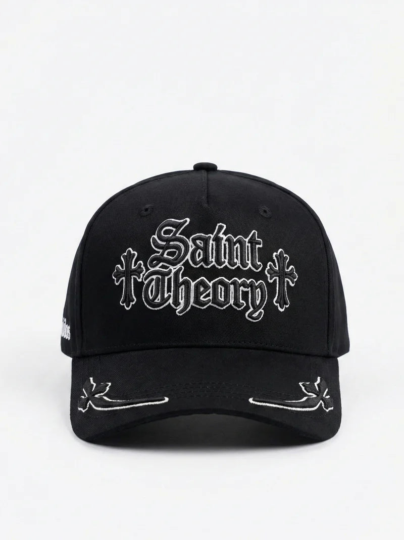 Saint Theory Gorra Silent Cross Black White
