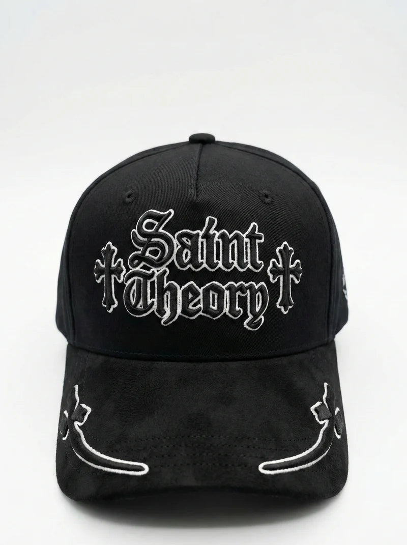 Saint Theory Gorra Silent Cross Black White