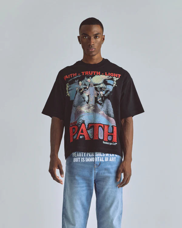 Undergold The Path Summit Boxy Fit T-shirt Black